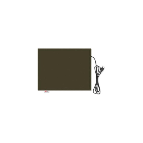 Коврик с подогревом Lappo USB, 32х26 см, цвет оливковый 2232700