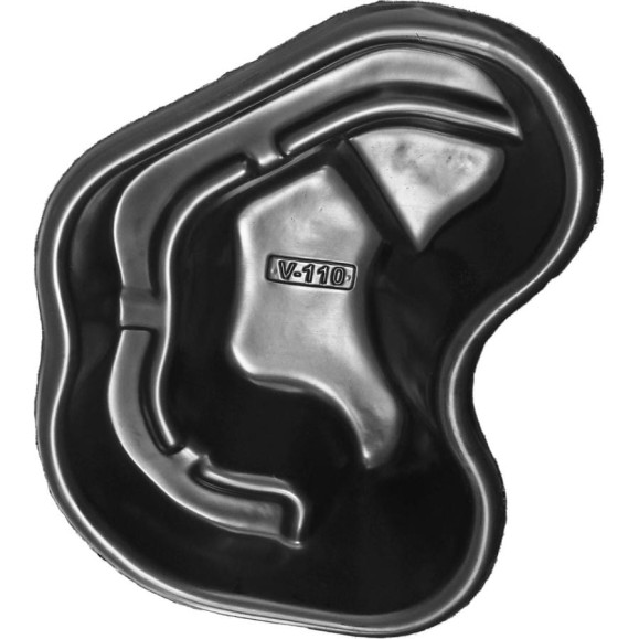 Декоративный пруд ЭКСТРУЗИОН V-110 черный, 1160х870х450 мм 544900100-40 Декоративный пруд ЭКСТРУЗИОН V-110 черный, 1160х870х450 мм 544900100-40