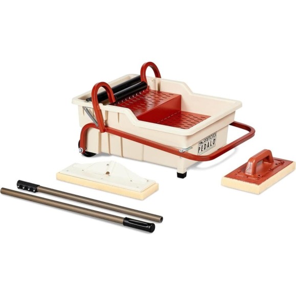 Ванночка для мытья плитки RAIMONDI PEDALO 40л, в комплекте с губками 356NSWEE
