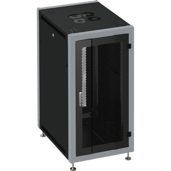 Коммуникационный шкаф SYSMATRIX, 19 42U 600х1000 передняя и задняя двери-перфорация SL 6042 933
