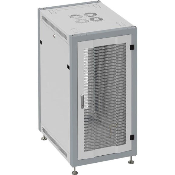 Коммутационный шкаф SYSMATRIX, 15U 600х600х800 передняя дверь-перфорация, задняя-2 створки SL6615 734