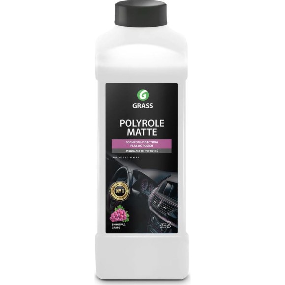 Полироль-очиститель пластика 1 л Grass Polyrole Matte 120110