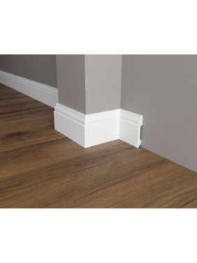 Напольный плинтус Decor-Dizayn ударопрочный влагостойкий под покраску 100Х15Х2000 мм DD15