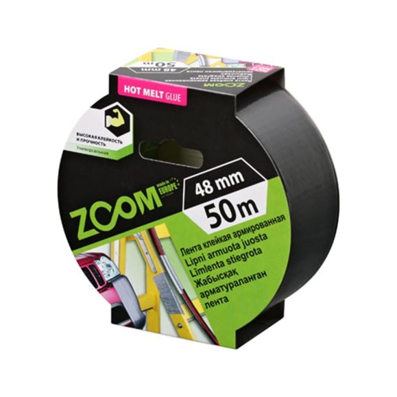 Армированная клейкая лента ZOOM 48 мм х 50 м 02-5-4-004
