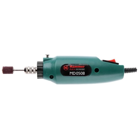 Мини-дрель Hammer Flex 12 В, 1-3.2 мм, 15000 об/мин, аксессуары 80 шт, в блистере MD050B