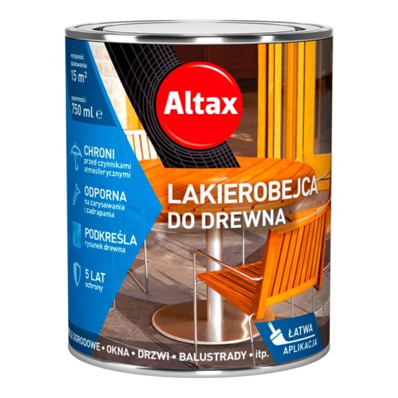 Лак-морилка ALTAX LAKIEROBEJCA сосна, 750 мл 50030-15-000075