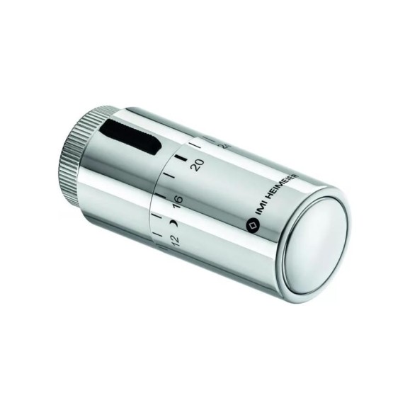 Термостатическая головка Heimeier HALO с температурной шкалой 6-28 C, хром 7500-00.501