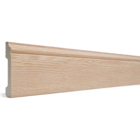 Напольный плинтус Decor-Dizayn ударопрочный, влагостойкий, бук, 79х13х2400 мм 005-76SH Напольный плинтус Decor-Dizayn ударопрочный, влагостойкий, бук, 79х13х2400 мм 005-76SH