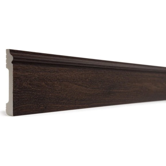 Напольный плинтус Decor-Dizayn ударопрочный, влагостойкий, венге 79х13х2400 мм 005-93SH Напольный плинтус Decor-Dizayn ударопрочный, влагостойкий, венге 79х13х2400 мм 005-93SH