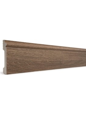Напольный плинтус Decor-Dizayn ударопрочный, влагостойкий, ясень 79х13х2400 мм 005-92SH Напольный плинтус Decor-Dizayn ударопрочный, влагостойкий, ясень 79х13х2400 мм 005-92SH
