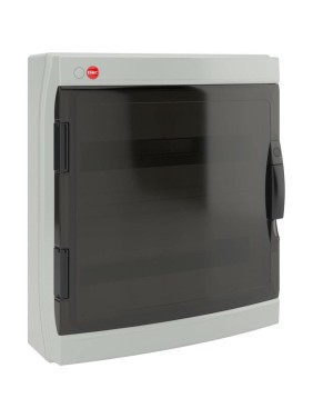 Настенный щиток DKC ЩРн-П-36 прозрачная дверь IP65 серый 85636