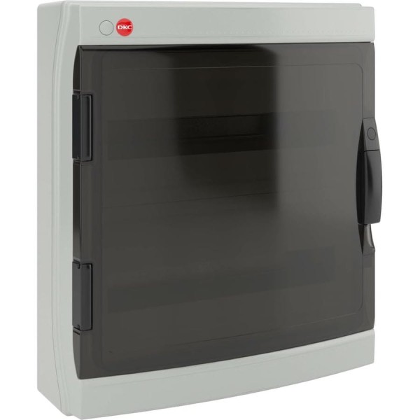 Настенный щиток DKC ЩРн-П-36 прозрачная дверь IP65 серый 85636