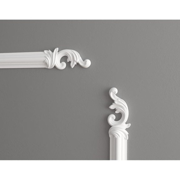 Декоративный элемент Decor-Dizayn к молдингу DD002 165Х71Х26 мм 2 шт H1-DD002 LR Декоративный элемент Decor-Dizayn к молдингу DD002 165Х71Х26 мм 2 шт H1-DD002 LR