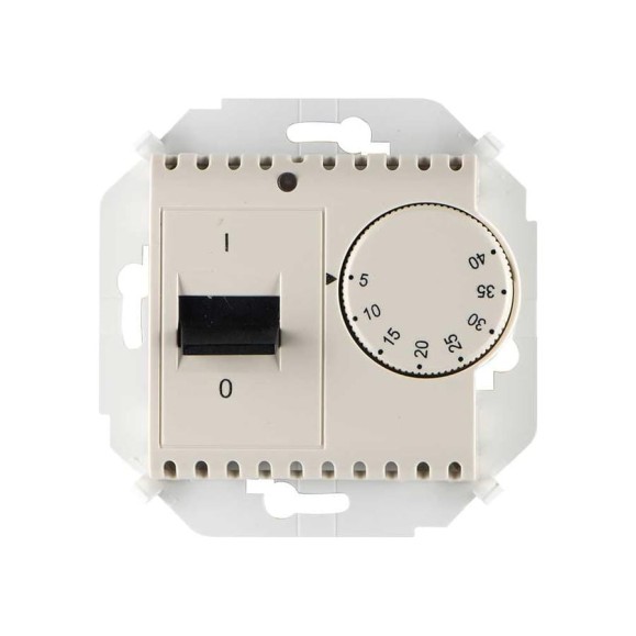 Регулятор для тёплого пола с зондом Simon 16 А., 3600 Вт, 5-40 градусов, IP 20, слоновая кость 1 1591775-031 Регулятор для тёплого пола с зондом Simon 16 А., 3600 Вт, 5-40 градусов, IP 20, слоновая кость 1 1591775-031