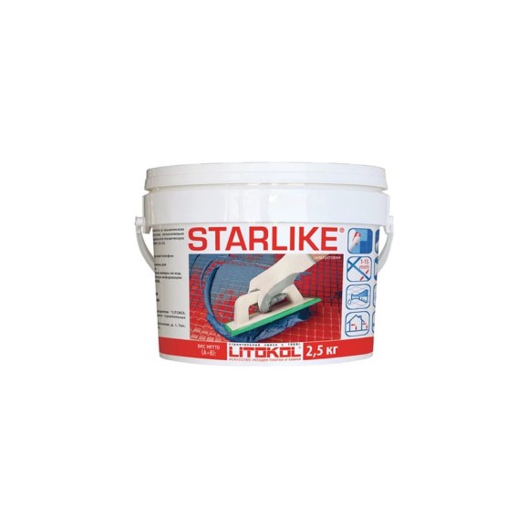 Эпоксидный состав для укладки и затирки мозаики LITOKOL STARLIKE C.390 ARTIC BLU 478760003