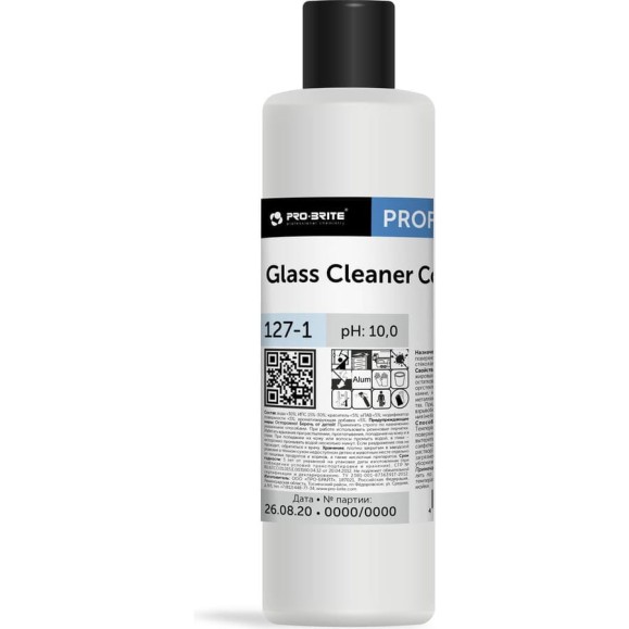 Моющий концентрат для стёкол и зеркал Pro-Brite GLASS CLEANER Concentrate 127-1