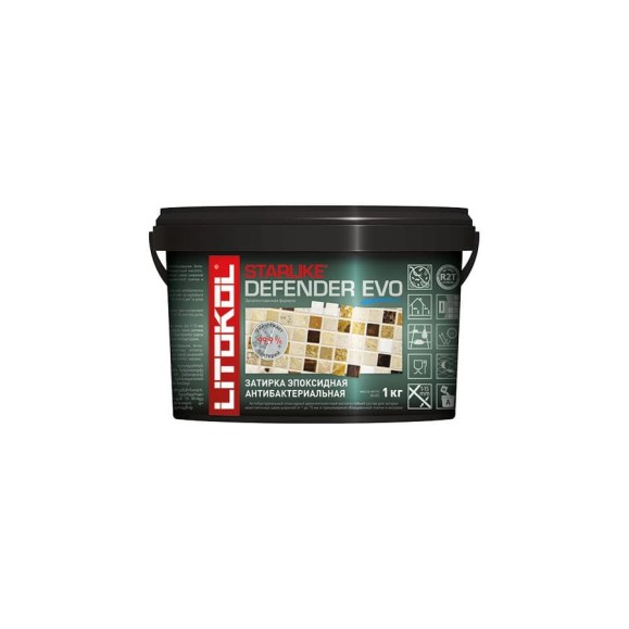 Эпоксидный состав для укладки мозаики LITOKOL STARLIKE Defender EVO S.120 GRIGIO PIOMBO 485580002