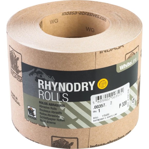 Рулон RHYNODRY (115 мм; 50 м; Р320) INDASA 00357