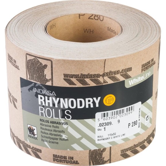 Рулон RHYNODRY (115 мм; 50 м; Р280) INDASA 02309