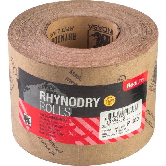 Рулон RHYNODRY (115 мм; 50 м; Р280) INDASA 19454