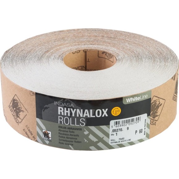 Рулон RHYNALOX (70 мм; 50 м; Р60) INDASA 05270