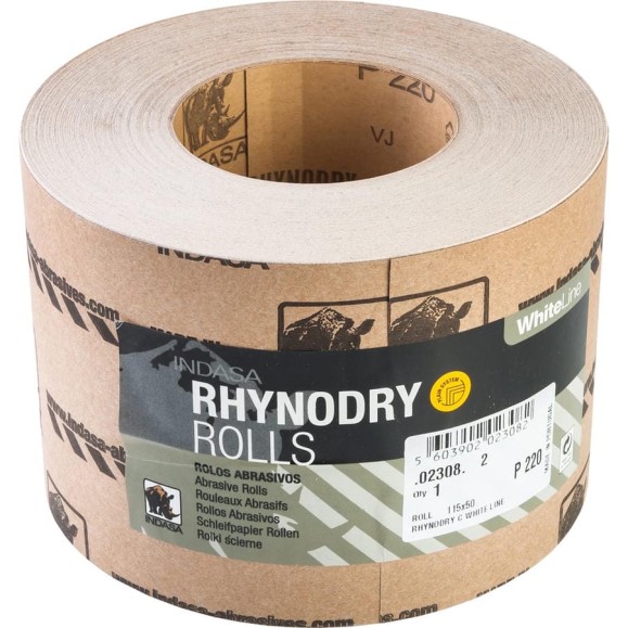 Рулон RHYNODRY (115 мм; 50 м; Р220) INDASA 02308