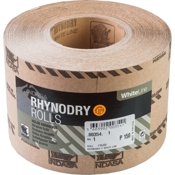 Рулон RHYNODRY (115 мм; 50 м; Р150) INDASA 00354