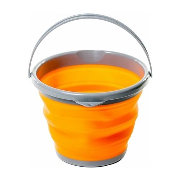 Складное силиконовое ведро Tramp оранжевое, 5 л TRC-0923