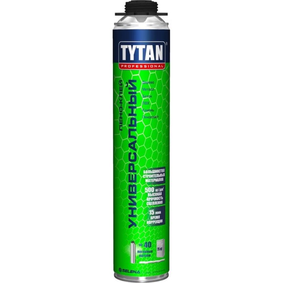 Строительный пено-клей TYTAN PROFESSIONAL универсальный, профессиональный, под пистолет 750мл 91058