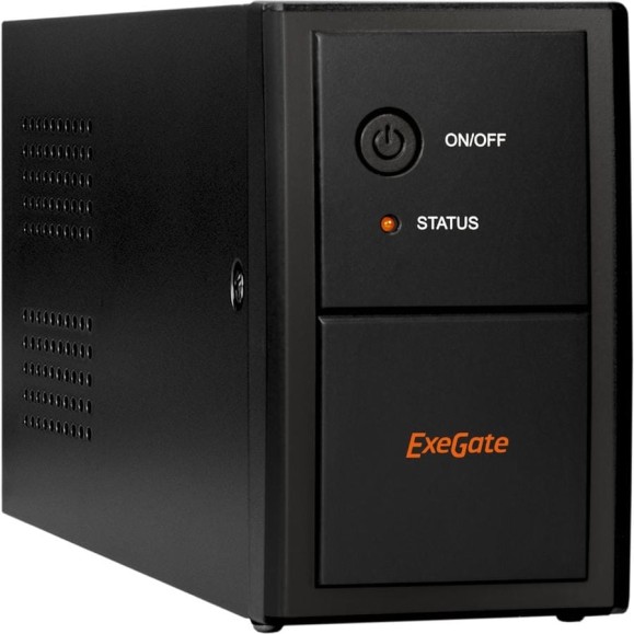 Источник бесперебойного питания ExeGate SpecialPro UNB-800.LED.AVR.EURO 800VA/480W, LED, AVR,2 евророзетки, Black 285604