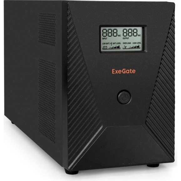 Источник бесперебойного питания ExeGate SpecialPro.Smart.LLB-3000.LCD.AVR.C13.RJ.USB.3000VA/1800W.LCD.AVR.6C13RJ45/11USB.287659