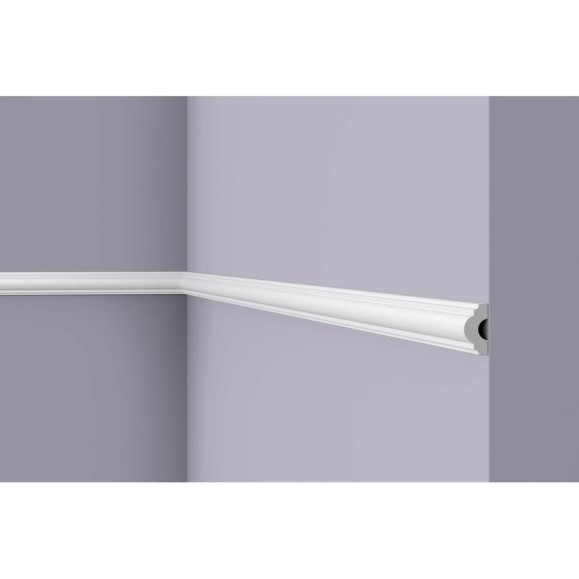 Молдинг WALLSTYL (2000х25х13 мм; белый) NMC WL7