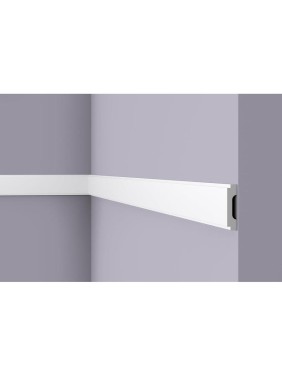 Молдинг WALLSTYL (2000х65х15 мм; белый) NMC WD1