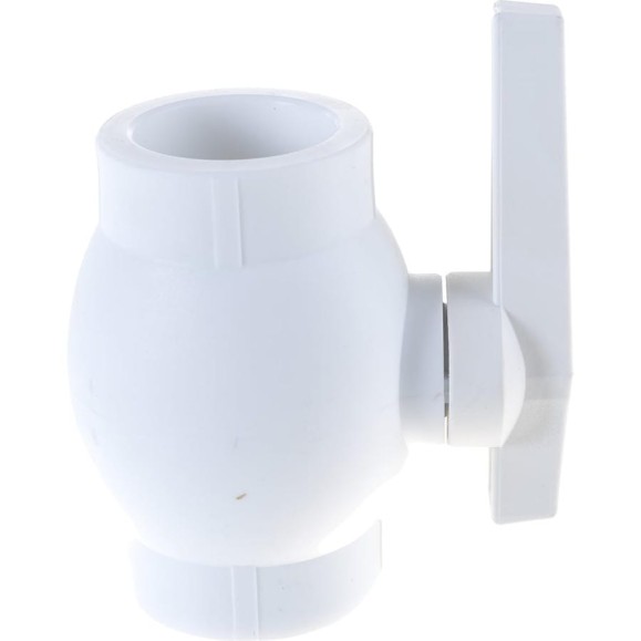 Кран шаровой VALFEX PP-R белый, 50 мм 10144050 007-7667 Кран шаровой VALFEX PP-R белый, 50 мм 10144050 007-7667