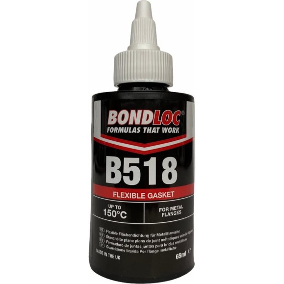 Фланцевый анаэробный герметик для жестких фланцев Bondloc B518 65 мл B51865ML