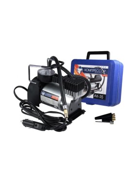 Компрессор Nova Bright АК-35 35 л/мин., 140 PSI, 12 В, металлический корпус, пластиковый кейс 47159