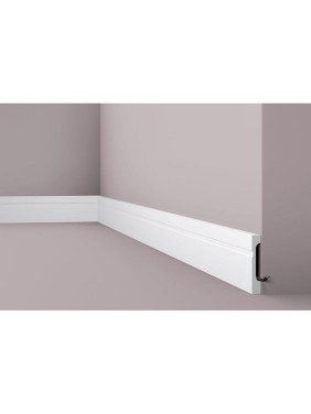 Плинтус напольный WALLSTYL (2000х110х18; белый) NMC FD11