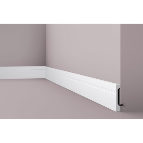 Плинтус напольный WALLSTYL (2000х110х18; белый) NMC FD11 Плинтус напольный WALLSTYL (2000х110х18; белый) NMC FD11