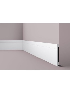 Плинтус напольный WALLSTYL (2000х200х18 мм; белый) NMC FD20