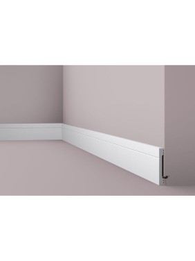 Плинтус напольный WALLSTYL (2000х110х15; белый) NMC FD2