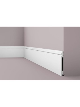 Плинтус напольный WALLSTYL (2000х170х20 мм; белый) NMC FL17