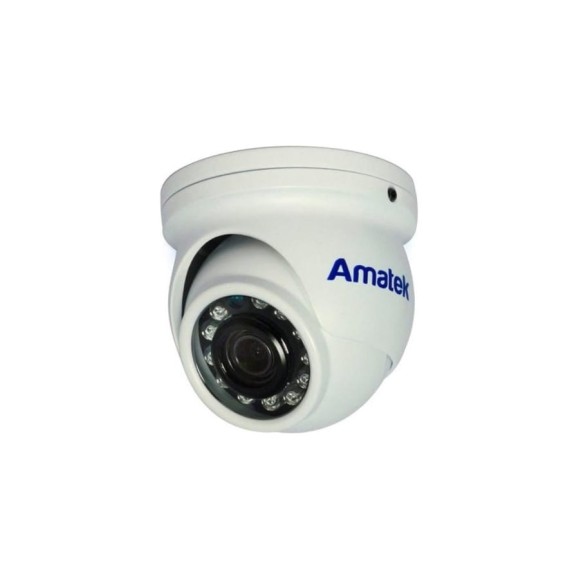 Купольная антивандальная мультиформатная видеокамера Amatek AC-HDV201 3.6mm с ИК подсветкой 7000431