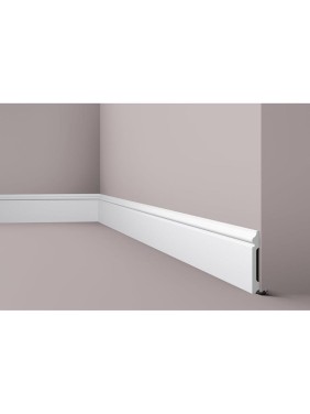 Плинтус напольный WALLSTYL (2000х120х15 мм; белый) NMC FL2