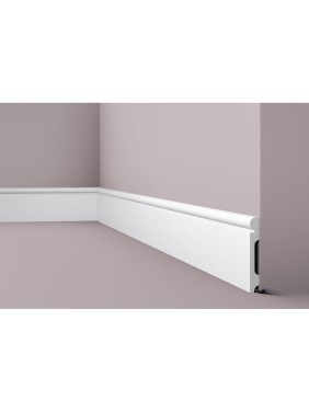 Плинтус напольный WALLSTYL (2000х150х20 мм; белый) NMC FL4