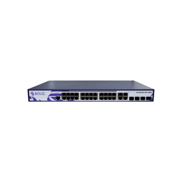 Коммутатор BOUZ L2 24 POE 10/100/1000Base-T 4 порта 1000BaseT/1000BaseX 450W BZ-S2924P-G4C-450W Коммутатор BOUZ L2 24 POE 10/100/1000Base-T 4 порта 1000BaseT/1000BaseX 450W BZ-S2924P-G4C-450W
