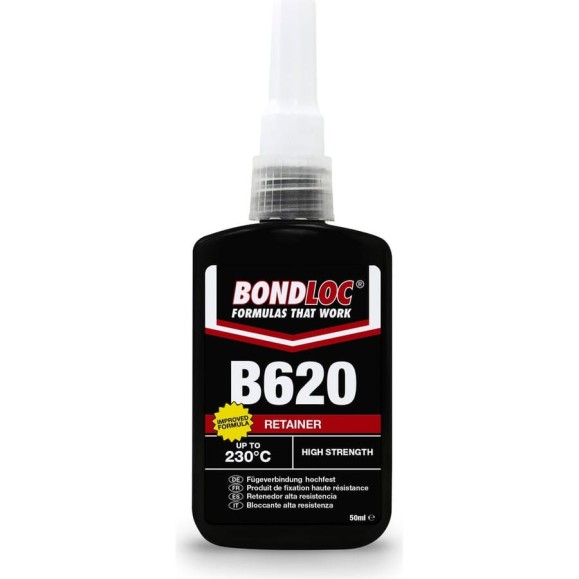Высокотемпературный фиксатор цилиндр. соединений высокой прочности Bondloc B620 блистер, 50 мл B620C50ML