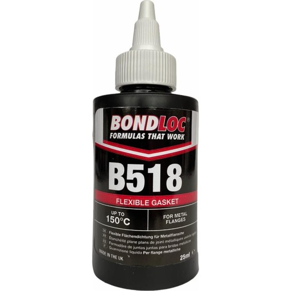 Фланцевый анаэробный герметик для жестких фланцев Bondloc B518 25 мл B51825ML Фланцевый анаэробный герметик для жестких фланцев Bondloc B518 25 мл B51825ML
