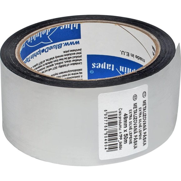 Металлизированная клейкая лента Blue Dolphin 48мм х 50м ATPP04604CZSK3 Металлизированная клейкая лента Blue Dolphin 48мм х 50м ATPP04604CZSK3