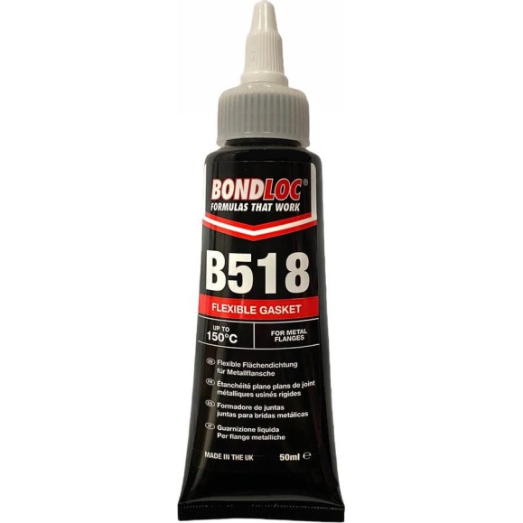 Фланцевый анаэробный герметик для жестких фланцев Bondloc B518 50 мл B51850ML Фланцевый анаэробный герметик для жестких фланцев Bondloc B518 50 мл B51850ML