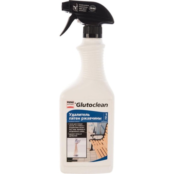 Удалитель пятен ржавчины Glutoclean 0.75 л 390 380-R Удалитель пятен ржавчины Glutoclean 0.75 л 390 380-R